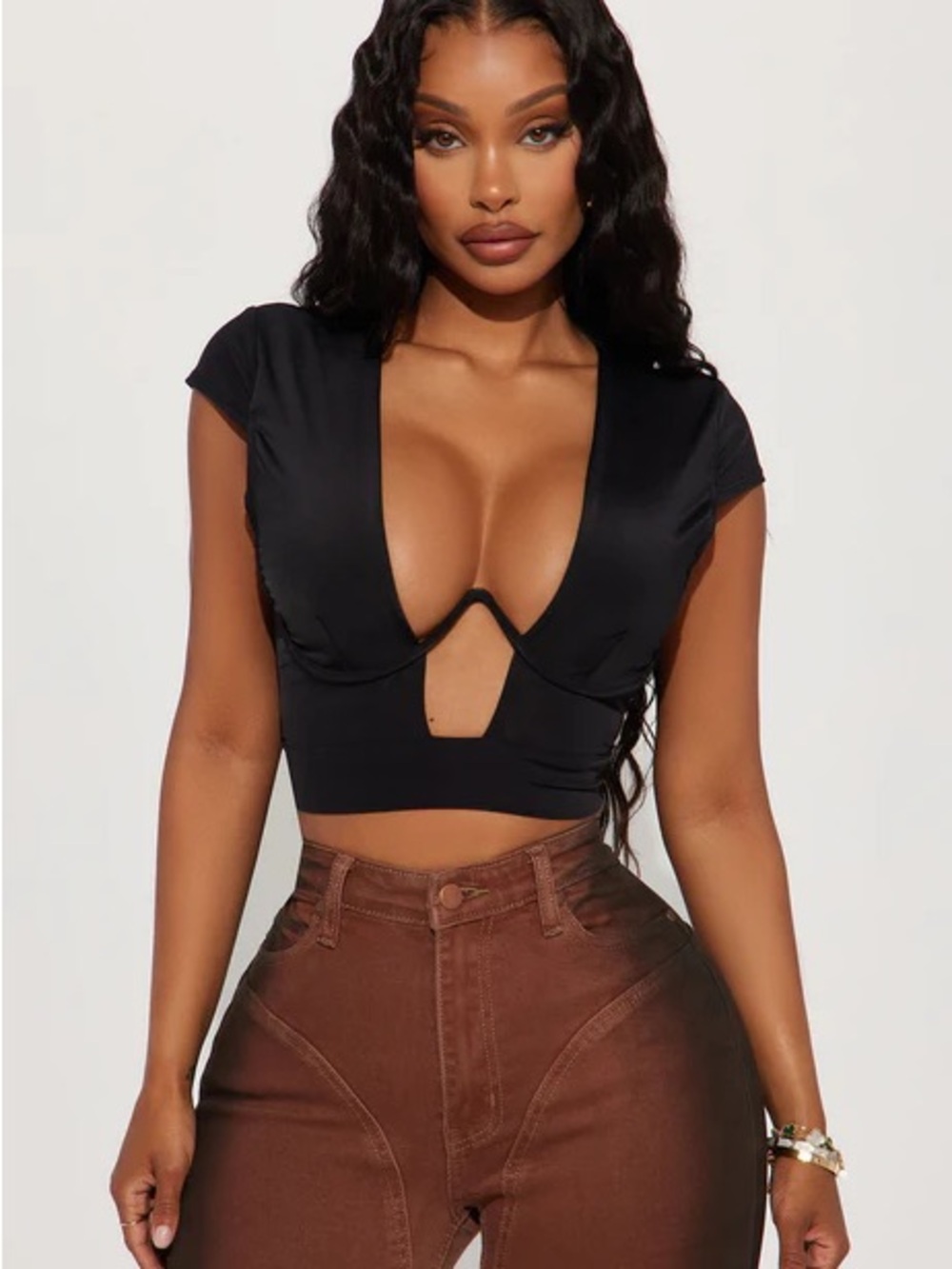 Black Top for Partying/Going-Out with Underwire